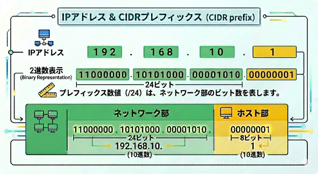 IPアドレスとCIDRの図解